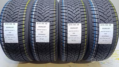 4 GOMME 215 50 18 DUNLOP 2024 INV RIF4643