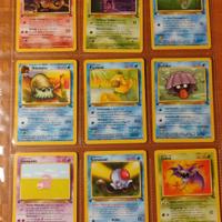 Lotto 26 Carte Pokémon Vintage Set Fossil