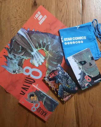 Kaiju no. 8 variant + poster + sacca Star comics