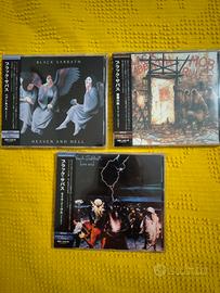 3 Japan CD Black Sabbath (Dio) nuovi 