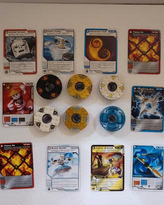 Lego Ninjago carte e basi gioco rotonde 