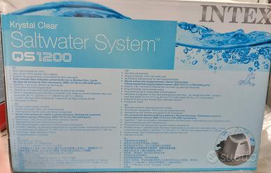 Clorinatore per piscina Intex + 70 kg di sale 