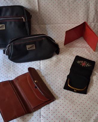 pochette uomo e borsellini donna vintage