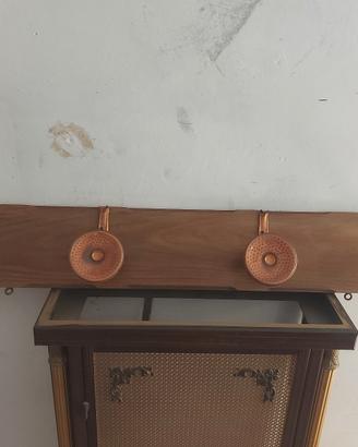 appendiabiti in legno 4 pomelli