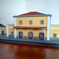 Stazione scala 1:87 con servizi ed illuminazione