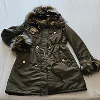 Parka invernale donna Marciano verde militare tg42