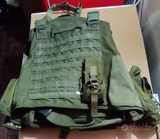 completo  giubbotto tattico per softair 