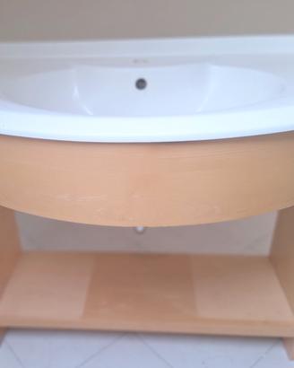 Mobiletto bagno con lavabo – Buono stato