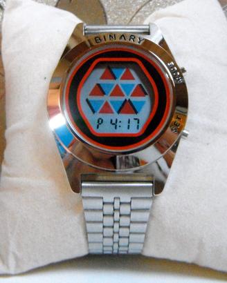 Orologio Binario Unisex Acciaio Vintage anni 80