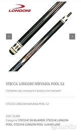 Stecca Biliardo Longoni  Nirvana Pool