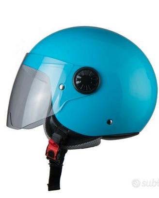 Casco bhr bimbo bimba azzurro celeste modello 806