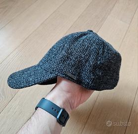 Cappello con paraorecchie nero Stetson lana(tg.S) 