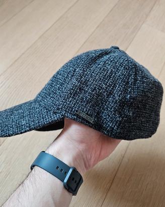 Cappello con paraorecchie nero Stetson lana(tg.S) 