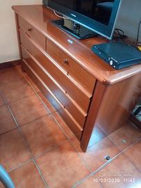 Cassettiera con specchio