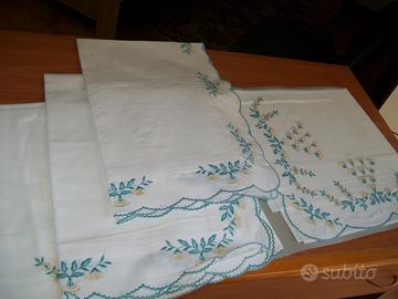 Lenzuolo + federe FRETTE in percalle