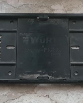 Portatarga posteriore Wurth New-Fixx Push