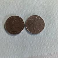 2 monete da 50 lire 