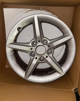 4 Cerchi in lega originali BMW da 16" a 5 razze