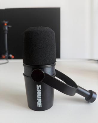 Shure MV7X Microfono Dinamico XLR Podcast Nuovo