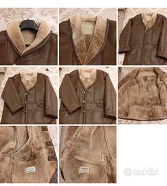 giaccone di vera pelle vintage Scirlin originale 