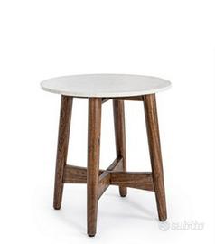 Bizzotto tavolino da salotto/ comodino legno/marmo