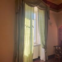 Tende in shantung di pura seta con riloghe antiche