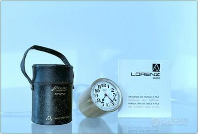 Orologio da Tavolo LORENZ Mod. STATIC - Swiss '59