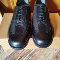 Scarpe vera pelle nera uomo 