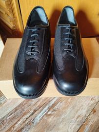 Scarpe vera pelle nera uomo 