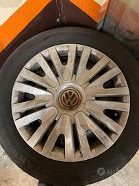 Cerchi vw 15” completi di pattane originali
