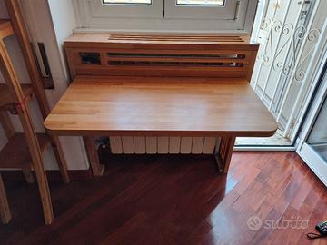 Scrivania richiudibile copri termosifonie 95x85x20