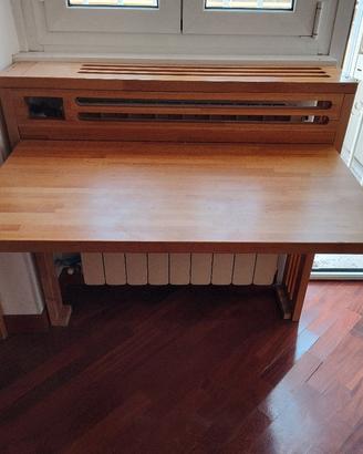 Scrivania richiudibile copri termosifonie 95x85x20