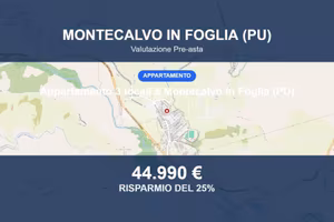 Immobile in asta di 87 m² a Montecalvo in Foglia