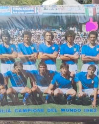 Italia campione del mondo 1982 Bearzot, originale