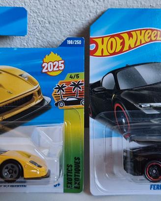 Hot Wheels Ferrari F40 Competizione SF90 Stradale