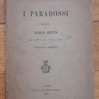 I PARADOSSI di CICERONE - Libro antico 1880 - RARO