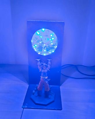 Gohan super sayan e Goku lampada sfera energetica
