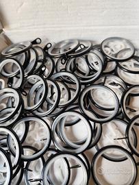 ganci per tenda in alluminio.