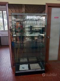 vetrinetta con base su ruote