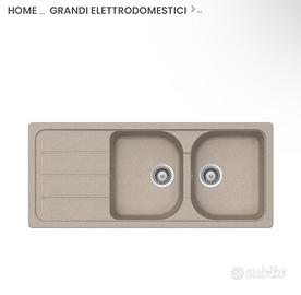 Lavello a 2 vadche con gocciolatoio avena