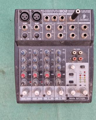 Behringer XENYX 802 Mixer Premium a 8 ingressi