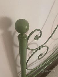 Letto ferro battuto 120x190