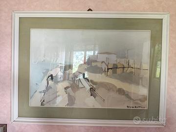 Quadro dipinto ad olio Giampaolo Domestici