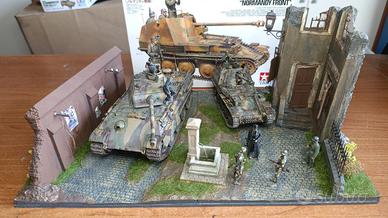 Diorama 1:35 Panther e Marder III tedeschi