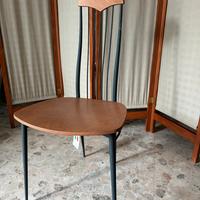 Sedia in legno e metallo