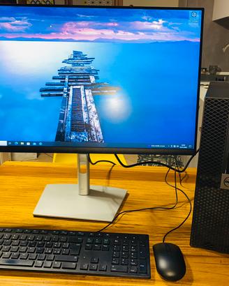 Pc desktop Dell Optiplex completo di monitor 27"