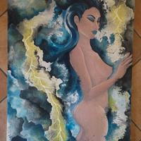 Quadro "Vestita da tempesta" 