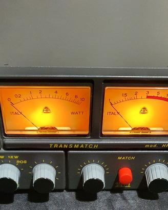  ZETAGI HP-1000 Accordatore completo di Rosmetro/W
