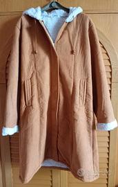 Giaccone beige imbottito