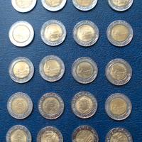 LOTTO 596 - 500 LIRE BIMETALLICHE N. 20 MONETE FOT